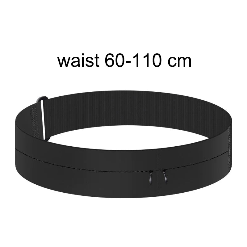 Men Women RunningWaterproof Running Waist Belt with Water Bottle Pocket Lightweight Fanny Pack Phone Pouch for Workout Jogging